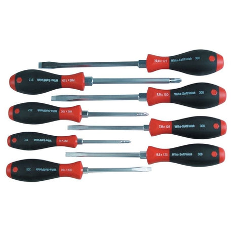 Wiha SoftFinish Heavy Duty Slotted/Phillips 8 Piece Set - Mississauga Hardware Centre IncWiha ToolsWIHA-30898