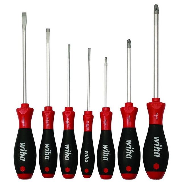 Wiha SoftFinish Slotted and Phillips Screwdriver Set 7 - Piece - Mississauga Hardware Centre IncWiha ToolsWIHA-30278