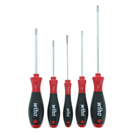 Wiha SoftFinish Slotted Phillips and Square Screwdriver Set 5 - Piece - Mississauga Hardware Centre IncWiha ToolsWIHA-30286