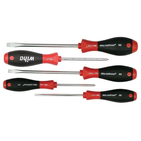 Wiha SoftFinish Slotted/Phillips Screwdriver 5 Piece Set - Mississauga Hardware Centre IncWiha ToolsWIHA-30295