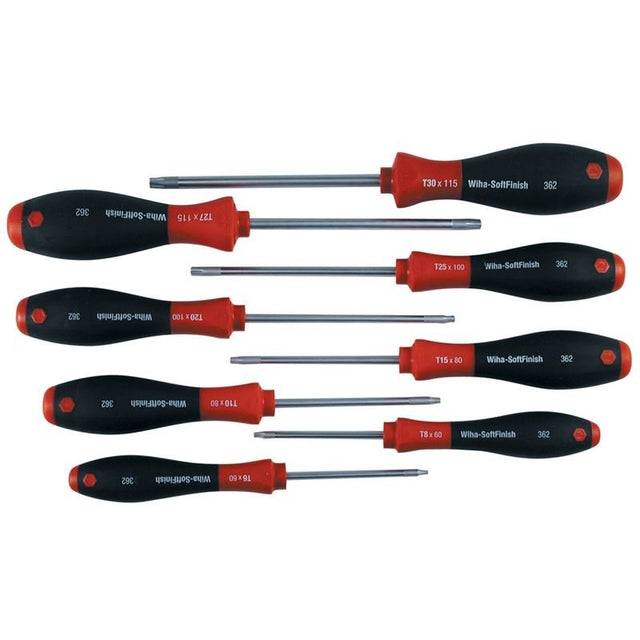 Wiha SoftFinish Torx Screwdriver 8 Piece Set T6 - T30 - Mississauga Hardware Centre IncWiha ToolsWIHA-36294