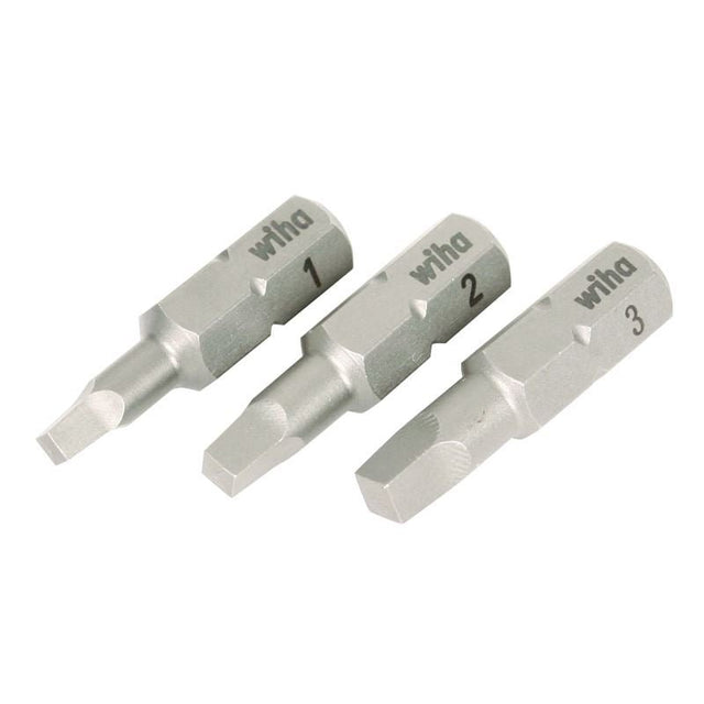 Wiha Square Insert Bit 1, 2, 3 3 Pack - Mississauga Hardware Centre IncWiha ToolsWIHA-71854