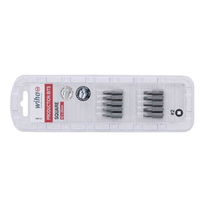 Wiha Square Insert Bit 2 x 25mm Pack of 10 Bits - Mississauga Hardware Centre IncWiha ToolsWIHA-71802