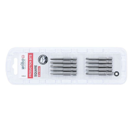 Wiha Square Power Bit 2 x 50mm Pack of 10 Bits - Mississauga Hardware Centre IncWiha ToolsWIHA-74816