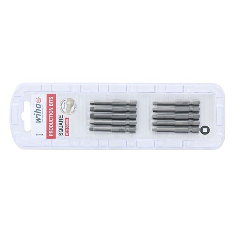 Wiha Square Power Bit 3 x 50mm Pack of 10 Bits - Mississauga Hardware Centre IncWiha ToolsWIHA-74819