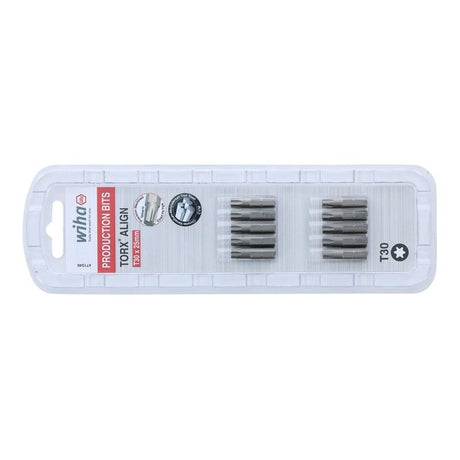 Wiha Torx Align Insert Bit T30 x 25mm Pack of 10 Bits - Mississauga Hardware Centre IncWiha ToolsWIHA-71546