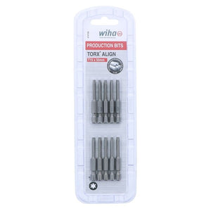 Wiha Torx Align Power Bit T15 x 50mm Pack of 10 Bits - Mississauga Hardware Centre IncWiha ToolsWIHA-74728