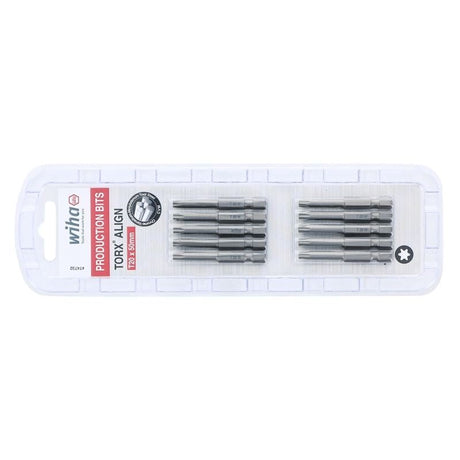 Wiha Torx Align Power Bit T20 x 50mm Pack of 10 Bits - Mississauga Hardware Centre IncWiha ToolsWIHA-74732