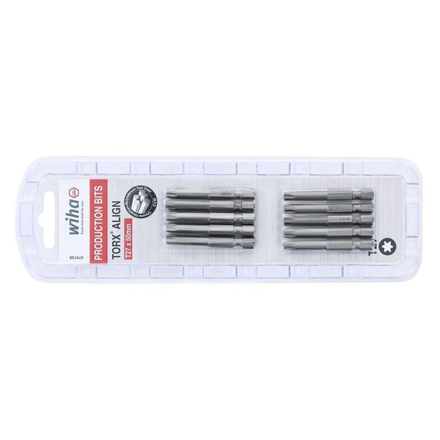 Wiha Torx Align Power Bit T27 x 50mm Pack of 10 Bits - Mississauga Hardware Centre IncWiha ToolsWIHA-74739