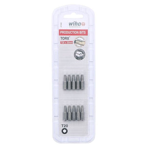 Wiha Torx Insert Bit T20 x 25mm Pack of 10 Bits - Mississauga Hardware Centre IncWiha ToolsWIHA-71520