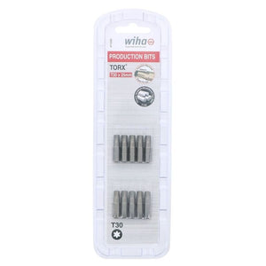 Wiha Torx Insert Bit T30 x 25mm Pack of 10 Bits - Mississauga Hardware Centre IncWiha ToolsWIHA-71530