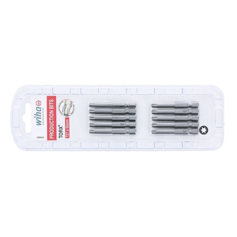 Wiha Torx Power Bit T27 x 50mm Pack of 10 Bits - Mississauga Hardware Centre IncWiha ToolsWIHA-74531