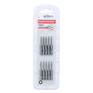 Wiha Torx Power Bit T6 x 50mm Pack of 10 Bits - Mississauga Hardware Centre IncWiha ToolsWIHA-74511