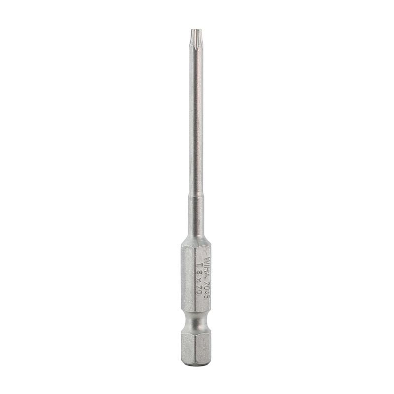 Wiha Torx Power Bit T8 x 70mm (2.75in) Pack of 10 Bits - Mississauga Hardware Centre IncWiha ToolsWIHA-74542